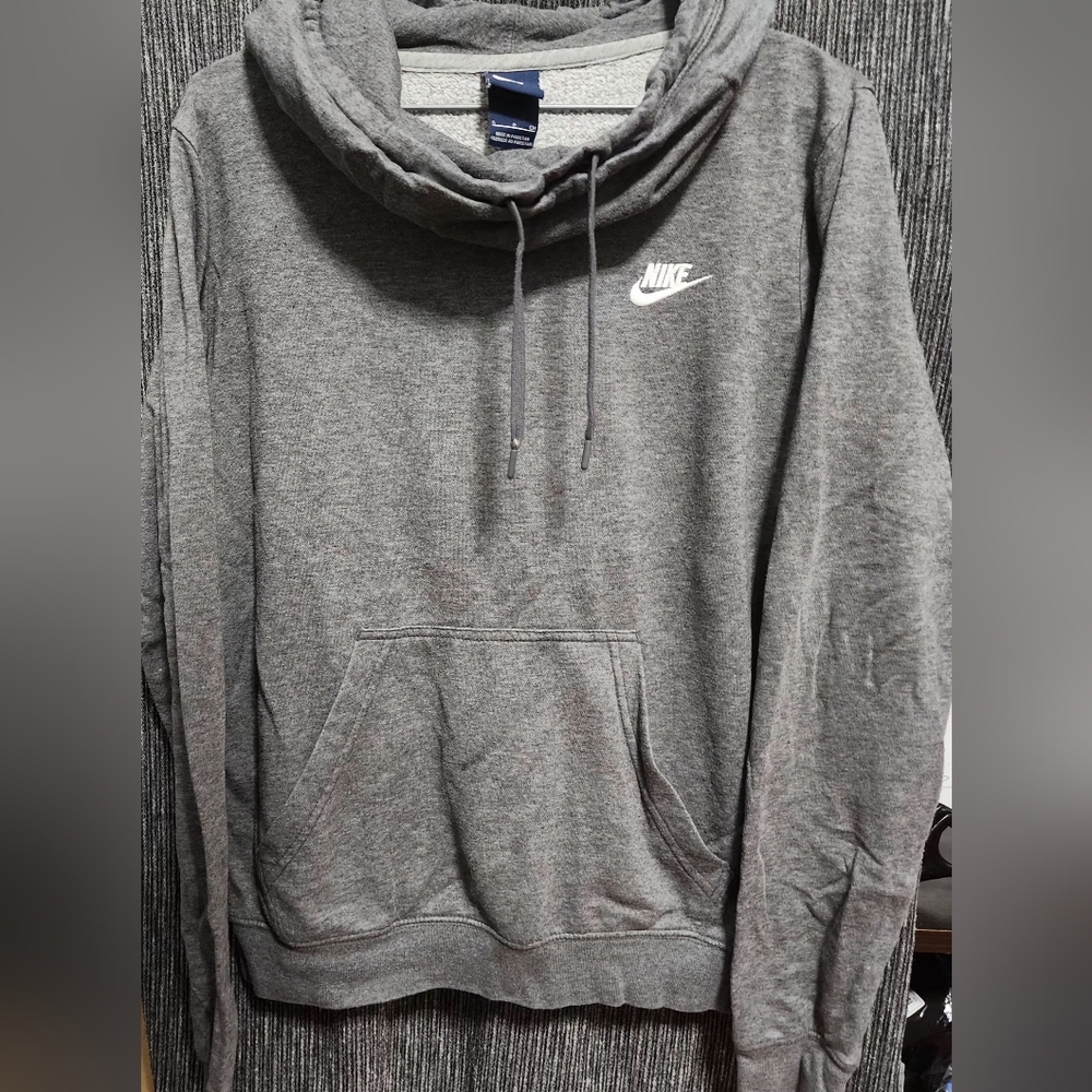 Nike Grey Cowl Neck Sweatshirt